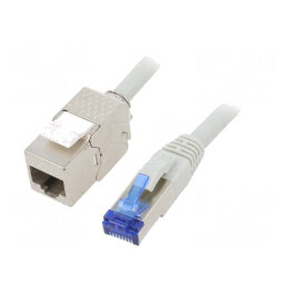 Prelungitor RJ45 S/FTP Cat6a LSZH Gri 20m | Electronic-mag.ro | Componente Electronice