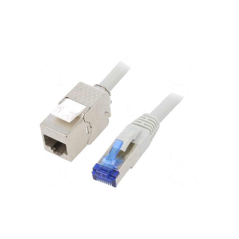 Prelungitor RJ45 S/FTP Cat6a LSZH Gri 20m | Electronic-mag.ro | Componente Electronice Prelungitor RJ45 S/FTP Cat6a LSZH Gri 20m | Electronic-mag.ro | Componente Electronice