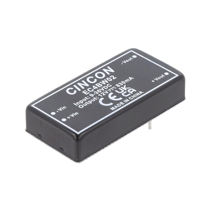 Convertor DC/DC 10W 9-36V la 12V 830mA 2x1 | Electronic-mag.ro | Componente Electronice