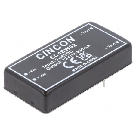 Convertor DC/DC 10W 9-36V la 12V 830mA 2x1 | Electronic-mag.ro | Componente Electronice