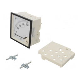 Voltmetru Panou True RMS 0-250V 40-72Hz | Electronic-mag.ro | Componente Electronice