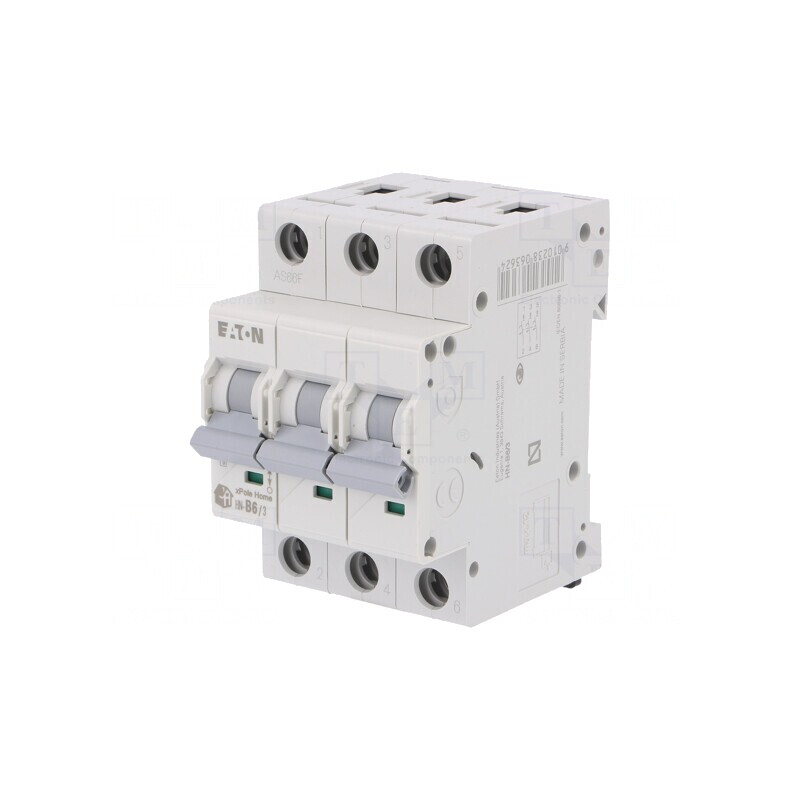 Întrerupător Supracurent 6A 3P 230/400V 6kA | Electronic-mag.ro | Componente Electronice