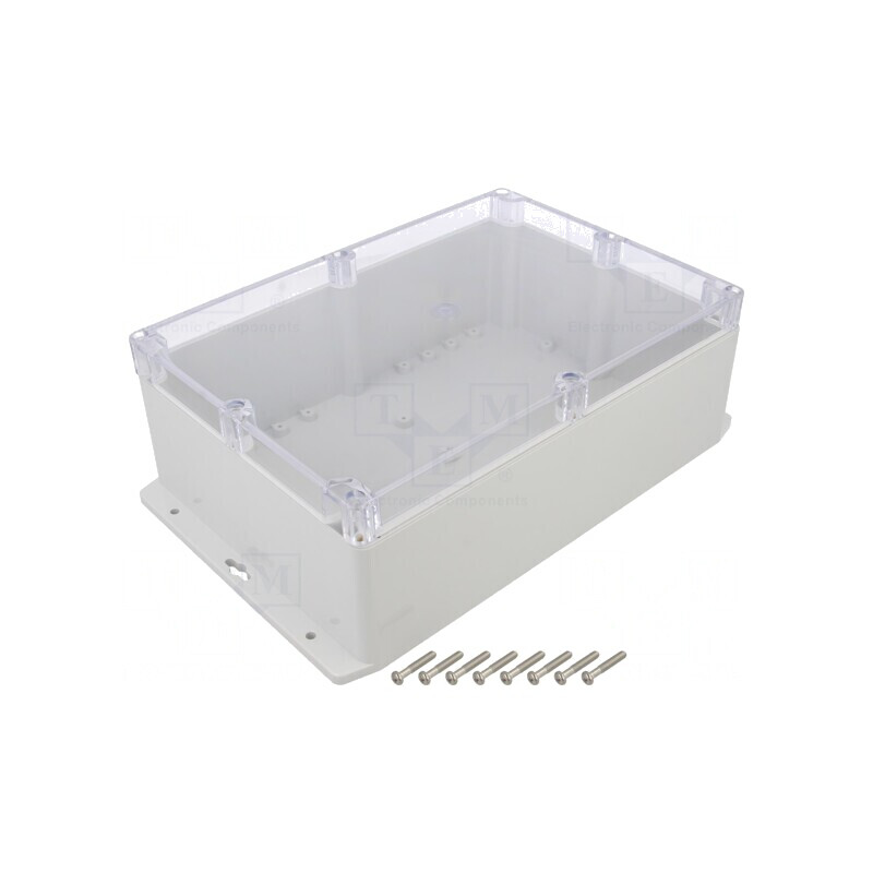 Carcasă Universală IP67 cu Lame de Fixare 185x265x95 mm | Electronic-mag.ro | Componente Electronice