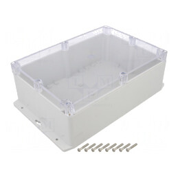 Carcasă Universală IP67 cu Lame de Fixare 185x265x95 mm | Electronic-mag.ro | Componente Electronice