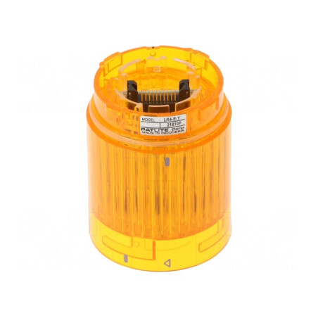 Semnalizator LED Ambră 24VDC IP65 Ø40x50mm | Electronic-mag.ro | Componente Electronice