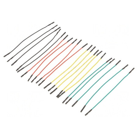 Cablu de conectare 20buc 127mm | Electronic-mag.ro | Componente Electronice