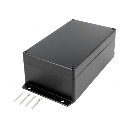 Carcasă universală 120x200x75mm cu lame de fixare IP67 | Electronic-mag.ro | Componente Electronice