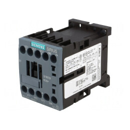 Contactor 3-polar NO + 3 NC 24VDC 7A | Electronic-mag.ro | Componente Electronice
