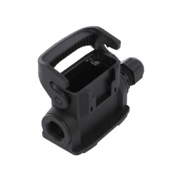 Carcasă pentru conectori HDC Han-Eco® A 10A drept | Electronic-mag.ro | Componente Electronice