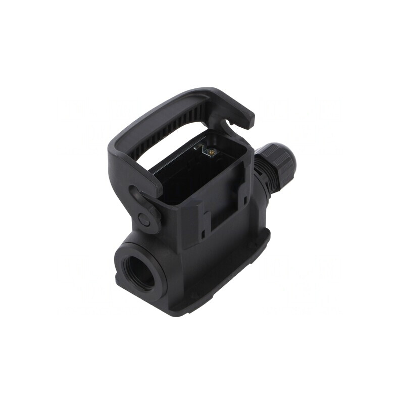 Carcasă pentru conectori HDC Han-Eco® A 10A drept | Electronic-mag.ro | Componente Electronice