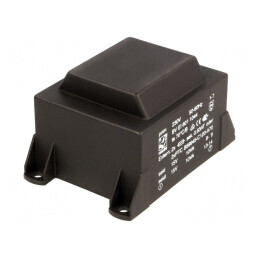 Transformator încapsulat 20VA 230VAC 15V 667mA PCB | Electronic-mag.ro | Componente Electronice