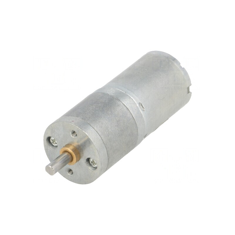 Motor DC cu Transmisie 6V 2,4A Ax Crestătură D Metal 25x58mm 378:1 | Electronic-mag.ro | Componente Electronice