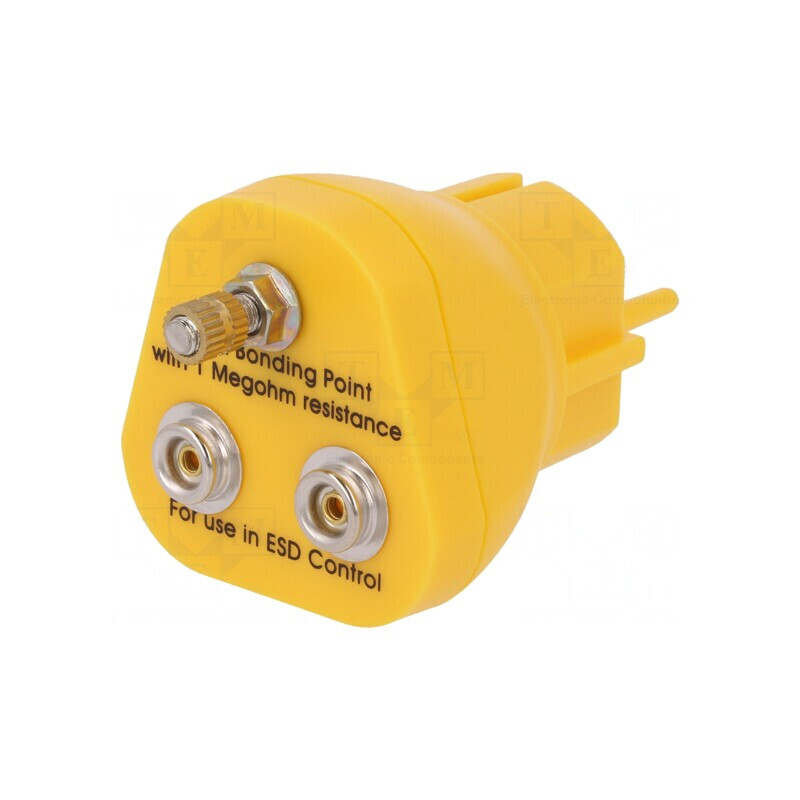 Fișă de împământare ESD 1MΩ | Electronic-mag.ro | Componente Electronice