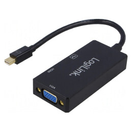 Adaptor DisplayPort DVI HDMI Negru | Electronic-mag.ro | Componente Electronice