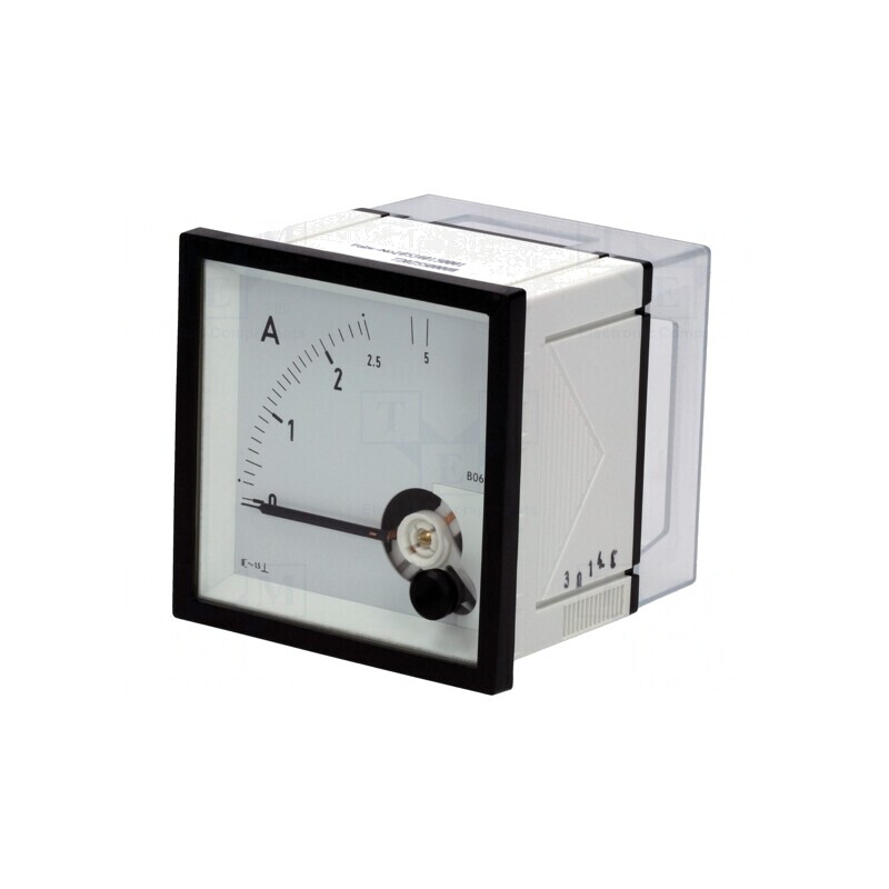 Ampermetru Panou True RMS 0-5A Clasa 1.5 | Electronic-mag.ro | Componente Electronice