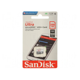 Card de memorie microSDXC 256GB Class 10 UHS-I 100MB/s | Electronic-mag.ro | Componente Electronice