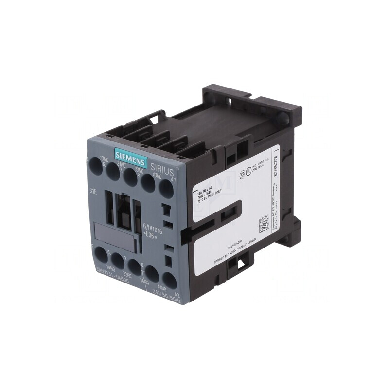 Contactor 4P NC NO x3 24VAC 10A Cleme Șurub | Electronic-mag.ro | Componente Electronice
