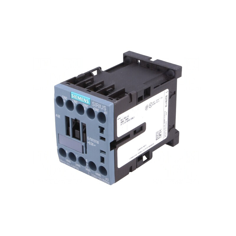 Contactor 4-Poli 230VAC 10A DIN 3RH2140-1AP00 | Electronic-mag.ro | Componente Electronice