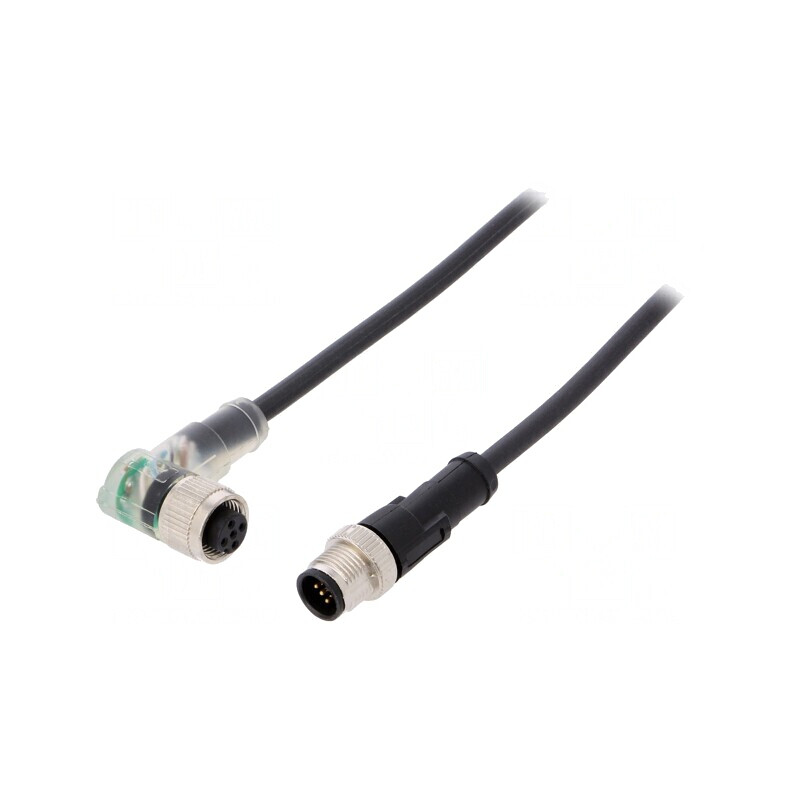 Cablu Conectare M12 5P 2m 24VAC 4A PUR | Electronic-mag.ro | Componente Electronice Cablu Conectare M12 5P 2m 24VAC 4A PUR | Electronic-mag.ro | Componente Electronice