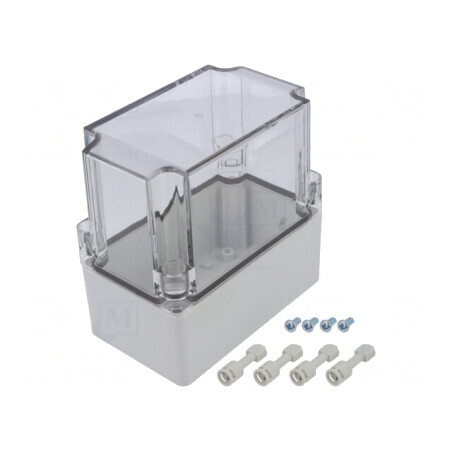 Carcasă Universală Policarbonat 75x125x125 mm | Electronic-mag.ro | Componente Electronice