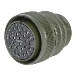 Conector circular din aluminiu 28 MS/DS | Electronic-mag.ro | Componente Electronice