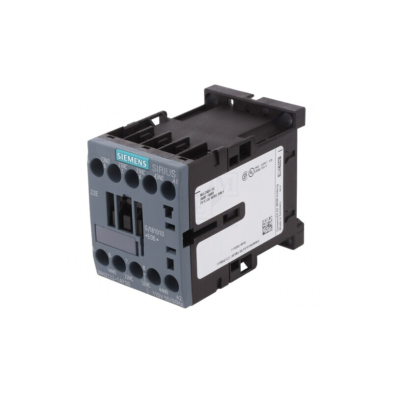 Contactor 4-Pole 110V 10A 3RH2122-1AF00 | Electronic-mag.ro | Componente Electronice