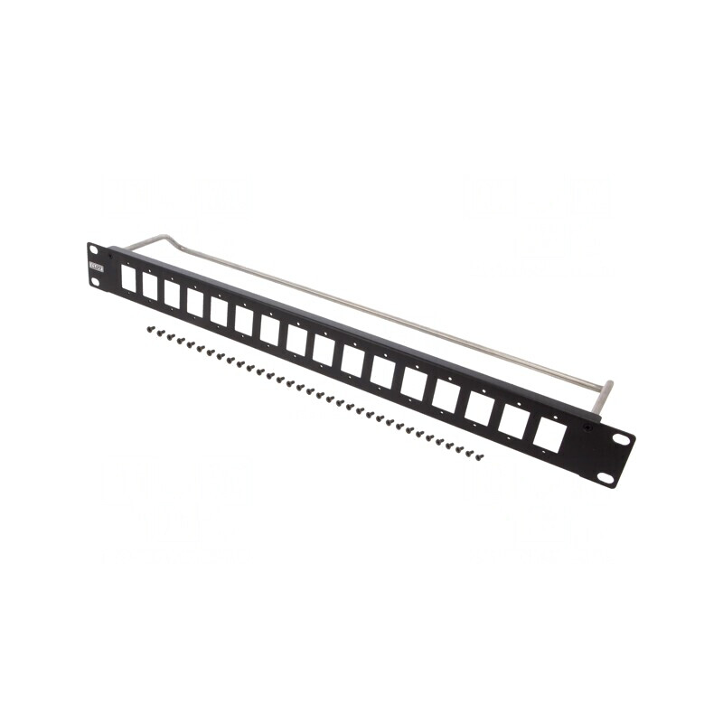 Adaptor Montare Patch Panel SLIM RACK 29mm CP30160 | Electronic-mag.ro | Componente Electronice