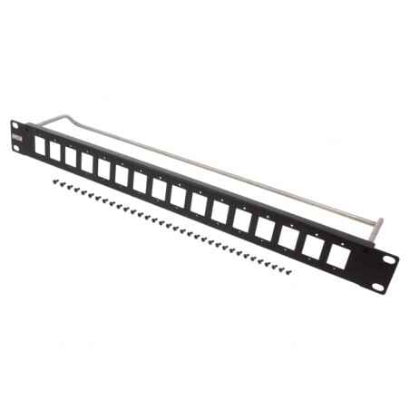 Adaptor Montare Patch Panel SLIM RACK 29mm CP30160 | Electronic-mag.ro | Componente Electronice