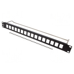 Adaptor Montare Patch Panel SLIM RACK 29mm CP30160 | Electronic-mag.ro | Componente Electronice