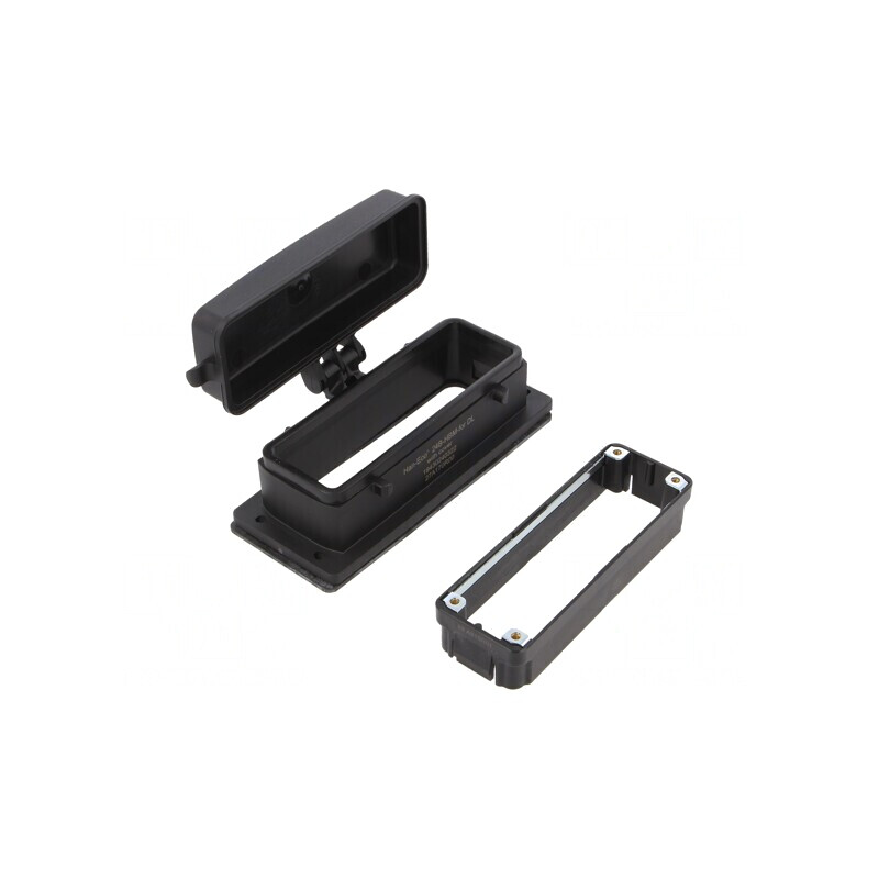Carcasă pentru conectori HDC Han-Eco B 24B drept | Electronic-mag.ro | Componente Electronice