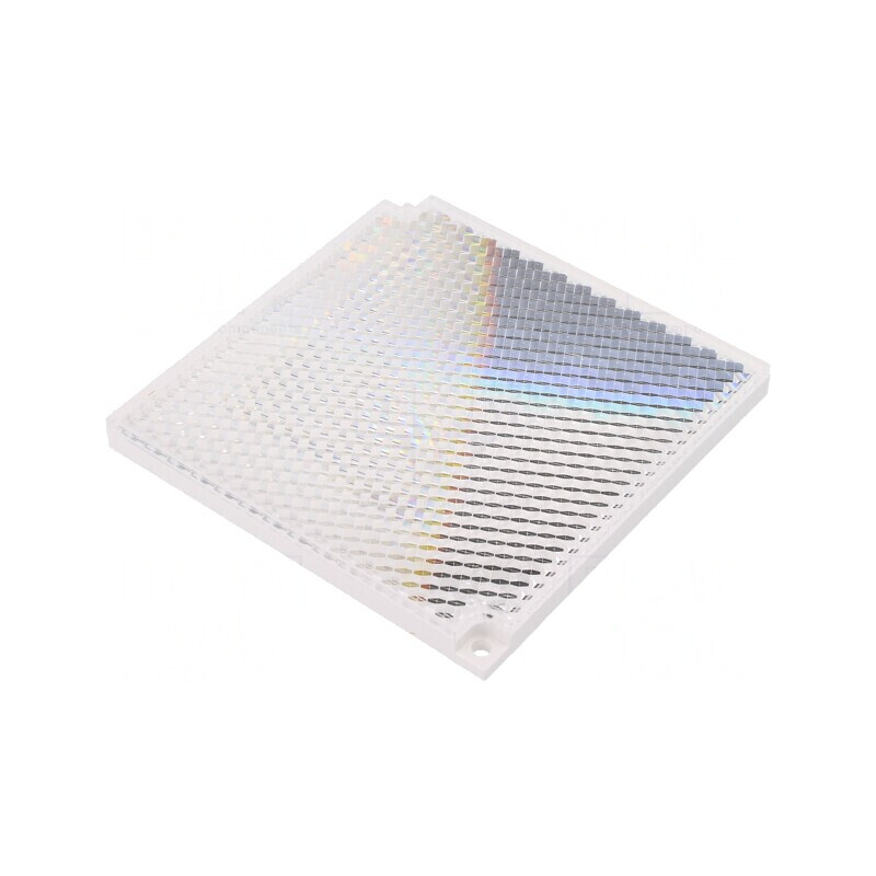 Reflector LED 100x100x9mm M3 x2