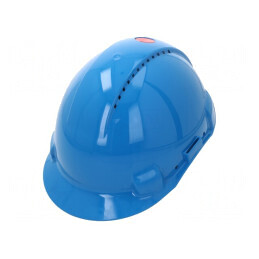 Cască de protecție ventilată albastră 53-62mm ABS | Electronic-mag.ro | Componente Electronice