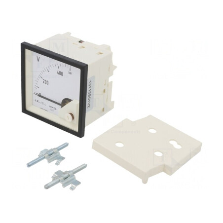 Voltmetru de Panou True RMS 0-500V 40-72Hz | Electronic-mag.ro | Componente Electronice