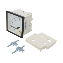 Voltmetru Panou True RMS 0-600V 40-72Hz | Electronic-mag.ro | Componente Electronice