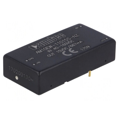 Convertor DC/DC 10W 40-160V la 15V 0,667A | Electronic-mag.ro | Componente Electronice