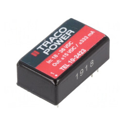 Convertor DC/DC 10W 18-36V la 15V/-15V | Electronic-mag.ro | Componente Electronice