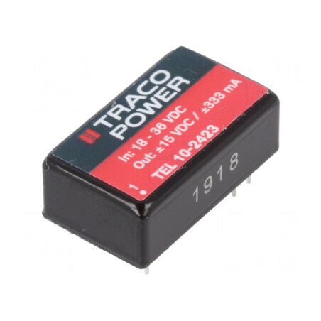 Convertor DC/DC 10W 18-36V la 15V/-15V | Electronic-mag.ro | Componente Electronice
