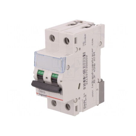 Întrerupător Supracurent 400VAC 1A 2P C | Electronic-mag.ro | Componente Electronice