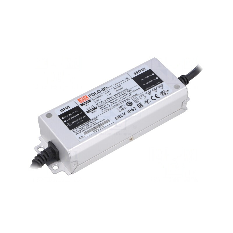 Alimentator LED 80W 30-54VDC 1000-2100mA IP67 | Electronic-mag.ro | Componente Electronice Alimentator LED 80W 30-54VDC 1000-2100mA IP67 | Electronic-mag.ro | Componente Electronice