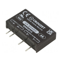Releu semiconductor curent continuu 4A Ucom 4-10VDC GNB4D1C | Electronic-mag.ro | Componente Electronice