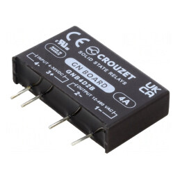 Releu semiconductor 4÷30VDC 4A GNB4D2B | Electronic-mag.ro | Componente Electronice