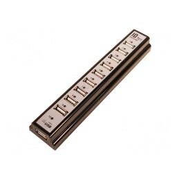 "Hub USB 2.0 cu 10 Porturi 480Mbps" | Electronic-mag.ro | Componente Electronice