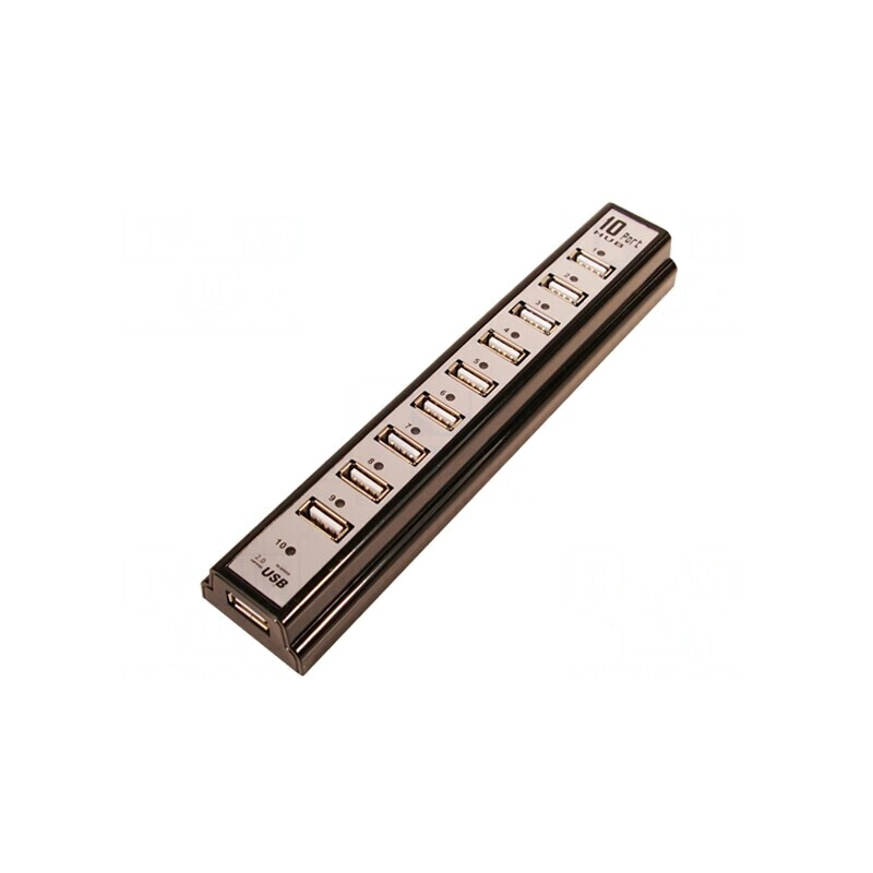 "Hub USB 2.0 cu 10 Porturi 480Mbps" | Electronic-mag.ro | Componente Electronice