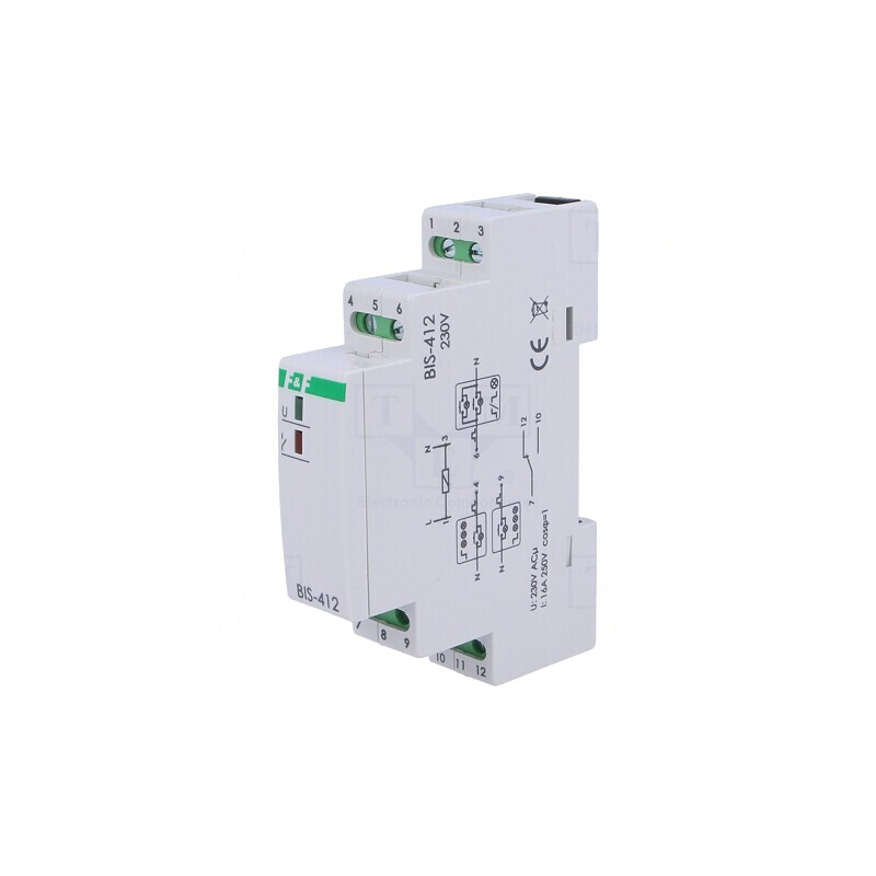 Releu Bistabil de Impulsuri SPDT 16A 230V IP20 | Electronic-mag.ro | Componente Electronice