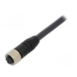 Cablu de conectare | M12 | PIN: 5 | drept | 5m | mufă | 50VAC | 4A | -25÷80°C | 0935 253 105/5 M