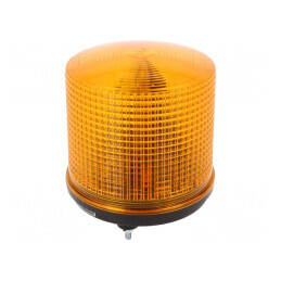 Semnalizator Luminos Flash Ambră 24VDC IP44 | Electronic-mag.ro | Componente Electronice