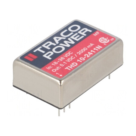 Convertor DC/DC 10W 18-36V la 5.1V 2000mA | Electronic-mag.ro | Componente Electronice