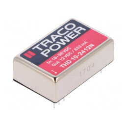 Convertor DC/DC 10W 18-36V la 12V 833mA DIP24 | Electronic-mag.ro | Componente Electronice