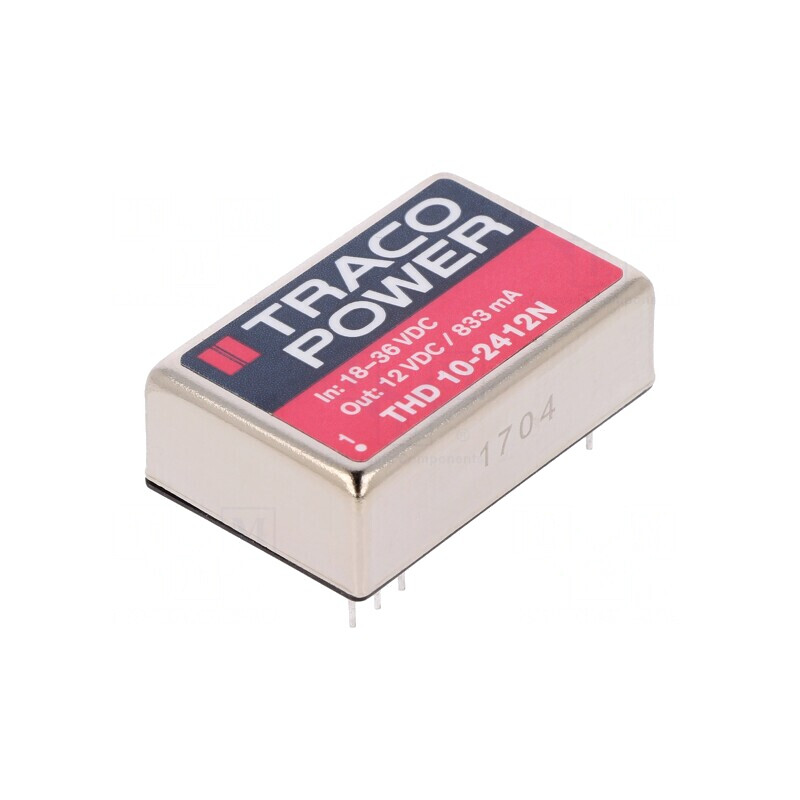 Convertor DC/DC 10W 18-36V la 12V 833mA DIP24 | Electronic-mag.ro | Componente Electronice