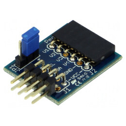 Modul Pmod | convertor A/D | I2C | AD7991 | placă prototip | 12bit | PMODAD2